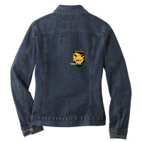 Metal Gear Solid - Fox Hound Emblem Ladies Denim Jacket | Artistshot