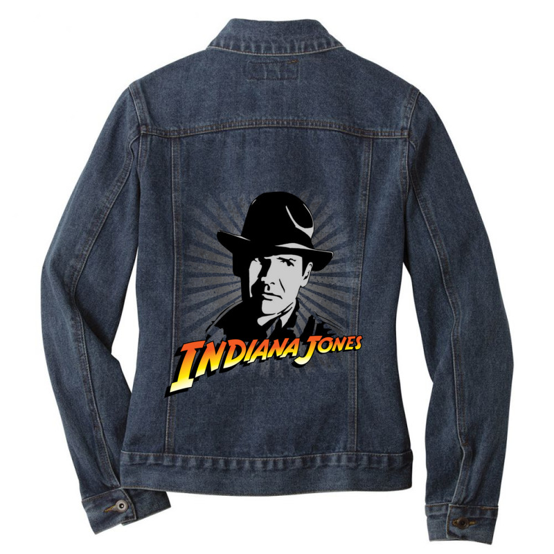 Indiana Jones Ladies Denim Jacket | Artistshot