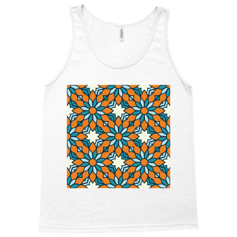 Flower Luxury Mandala Long Tank Top by cm-arts | Artistshot