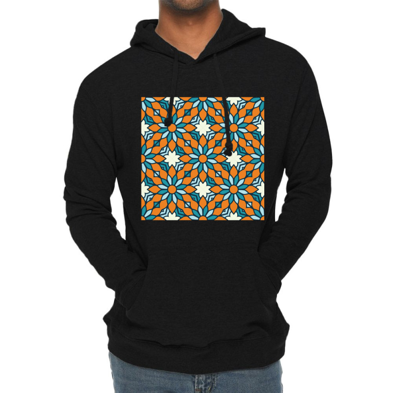 Flower Luxury Mandala Long Lightweight Hoodie by cm-arts | Artistshot