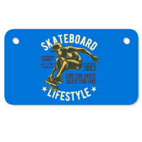 Skate Lifestyle Motorcycle License Plate | Artistshot