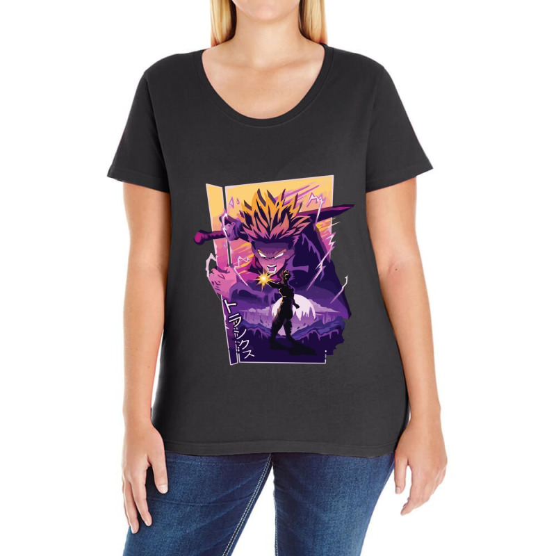 Dbz Trunks Gift Ladies Curvy T-Shirt by KristianFreeman | Artistshot