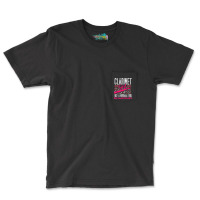 Funny Clarinet Girl Louder Player Musician Music Instrument T Shirt Pocket T-shirt | Artistshot