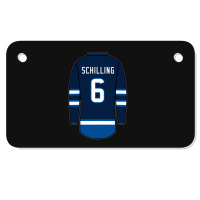 Cameron Schilling Jersey Motorcycle License Plate | Artistshot