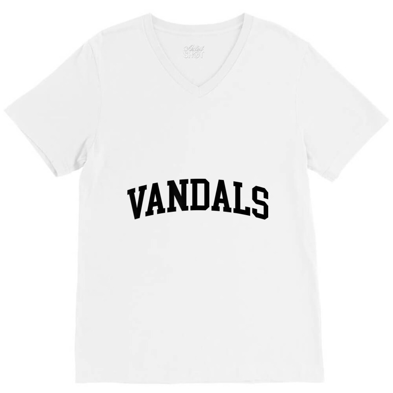 Vandals Athletic Arch College University Alumni T Shirt V-Neck Tee by cm-arts | Artistshot