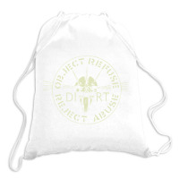 Dirt  Object, Refuse, Reject, Abuse Premium Drawstring Bags | Artistshot