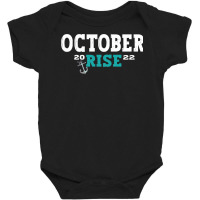 October Rise Mariner Vintage Quotes Mariners October Rise Pullover Hoo Baby Bodysuit | Artistshot