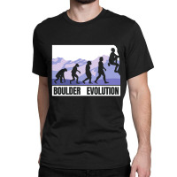 Bouldering Evolution Of A Boulder Classic T-shirt | Artistshot