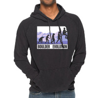 Bouldering Evolution Of A Boulder Vintage Hoodie | Artistshot