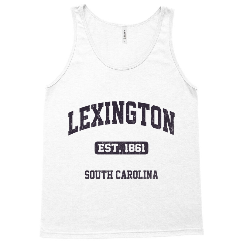 Lexington South Carolina Sc Vintage State Athletic Style Sweatshirt Tank Top by cm-arts | Artistshot