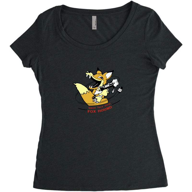 Metal Gear Solid 1 - Foxhound (toon) Women's Triblend Scoop T-shirt by GregoryBlaylock | Artistshot