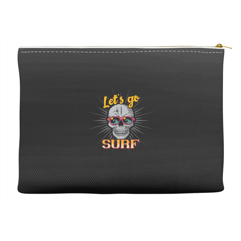 Surfing Lets Go Surf Accessory Pouches | Artistshot