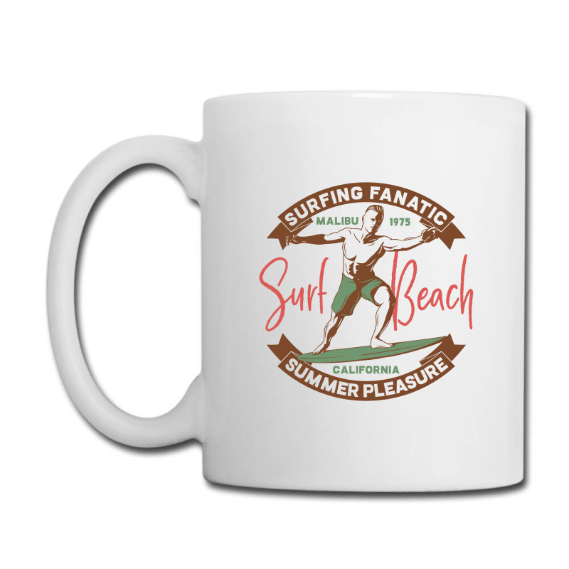 Surfing Fanatic Beach Coffee Mug | Artistshot