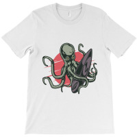 Surfing Octopus T-shirt | Artistshot