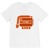 Vtec Engine V-neck Tee | Artistshot