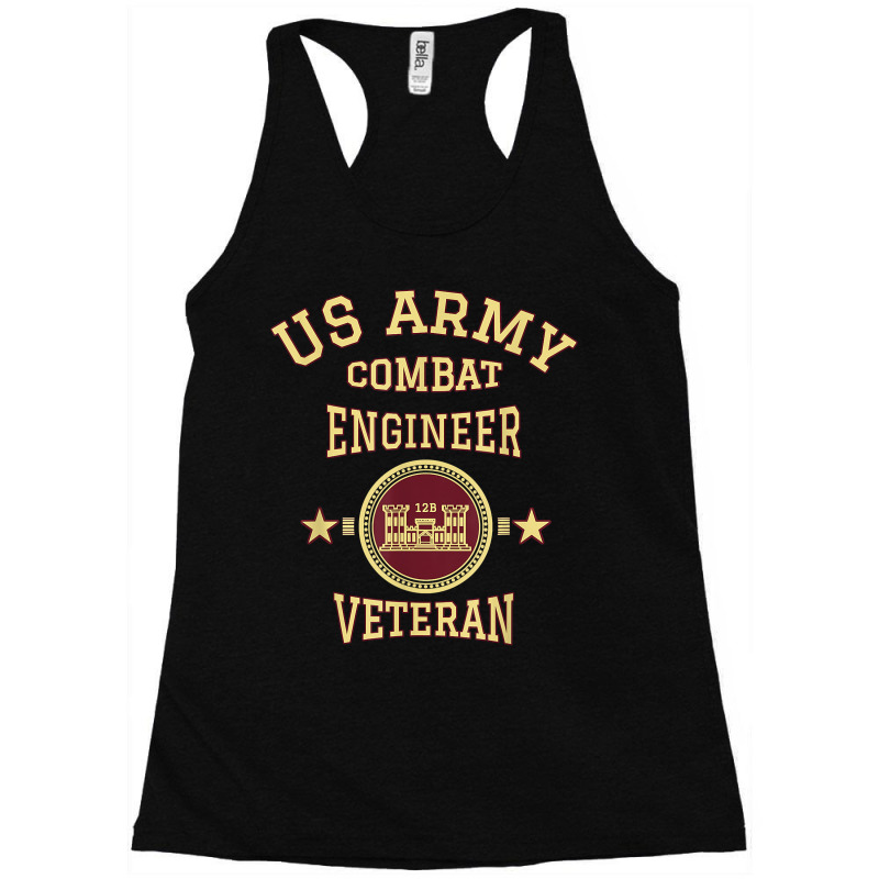 Army Combat Engineer Veteran Essayons Military Vintage Gift Racerback Tank by RomanMikolyants | Artistshot