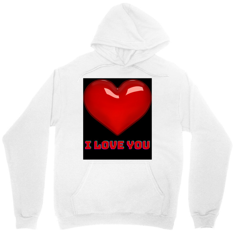 I Love You. Unisex Hoodie by cm-arts | Artistshot