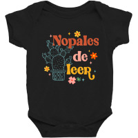 Nopales De Leer Spanish Teacher Maestra Cactus Bilingual T Shirt Baby Bodysuit | Artistshot