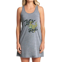 T Rex Music Lets Rock Tank Dress | Artistshot