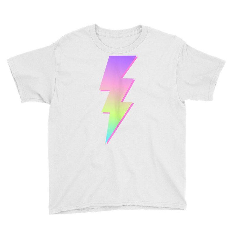 Vaporwave Lightning Bolt Tank Top Youth Tee by cm-arts | Artistshot