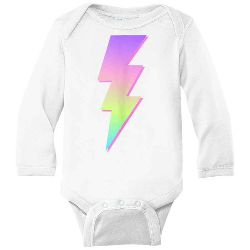 Vaporwave Lightning Bolt Tank Top Long Sleeve Baby Bodysuit by cm-arts | Artistshot