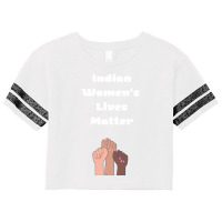 Indian Womens Lives Matter Scorecard Crop Tee | Artistshot