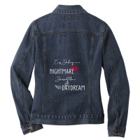 Darling I Am A Nightmare Dressed Like A Daydream (blank Space  Taylor) Ladies Denim Jacket | Artistshot