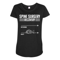 Bionic Spine Replacement Surgery Recovery Spinal Fusion T Shirt Maternity Scoop Neck T-shirt | Artistshot