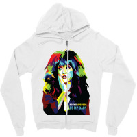 Roonie Spector In Wpap Pop Art Zipper Hoodie | Artistshot