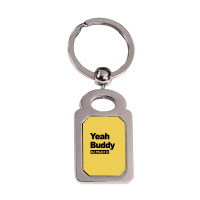 Yeah Buddy Dj Pauly D Silver Rectangle Keychain | Artistshot