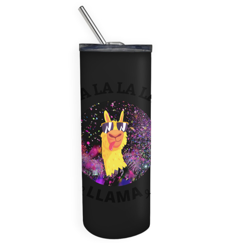 Fa La La La Llama Skinny Tumbler | Artistshot