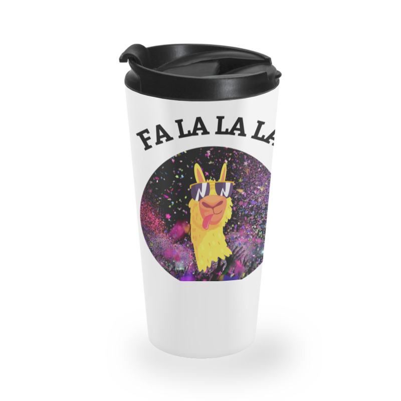 Fa La La La Llama Travel Mug | Artistshot