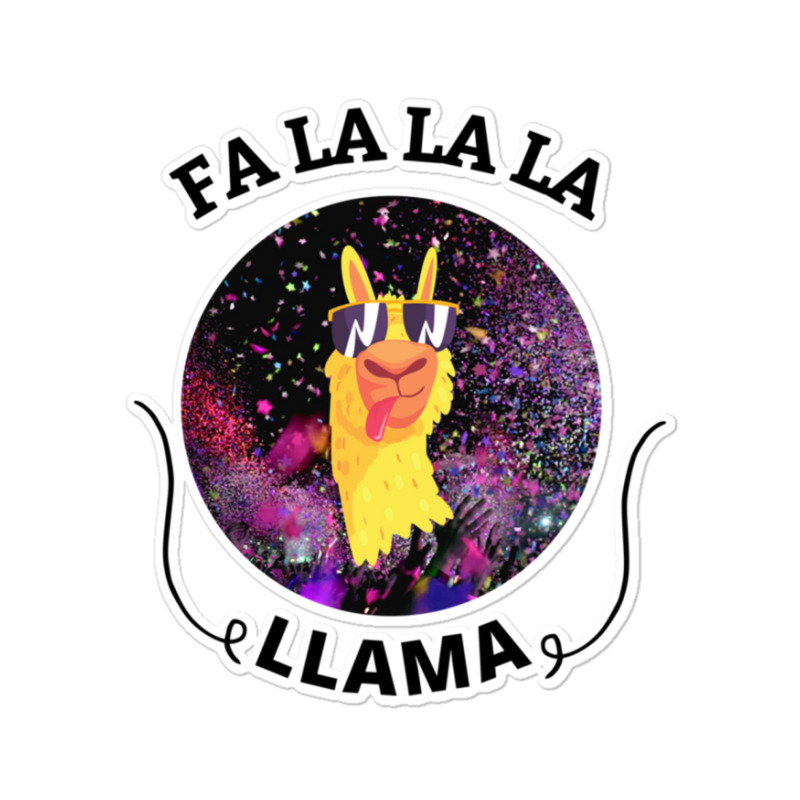 Fa La La La Llama Sticker | Artistshot