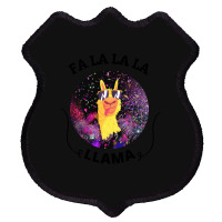 Fa La La La Llama Shield Patch | Artistshot