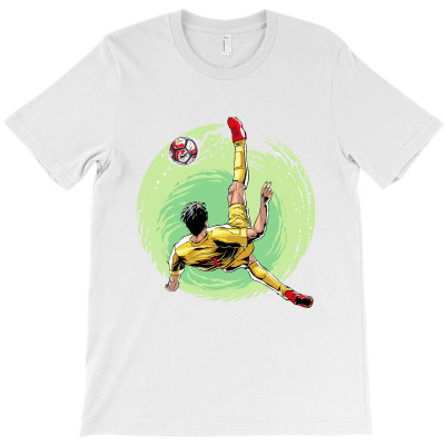 Best Shoot Football Art Illustration T-shirt Designed By Animal Machine