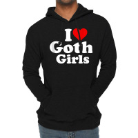 I Love Heart Goth Girls Tank Top Lightweight Hoodie | Artistshot