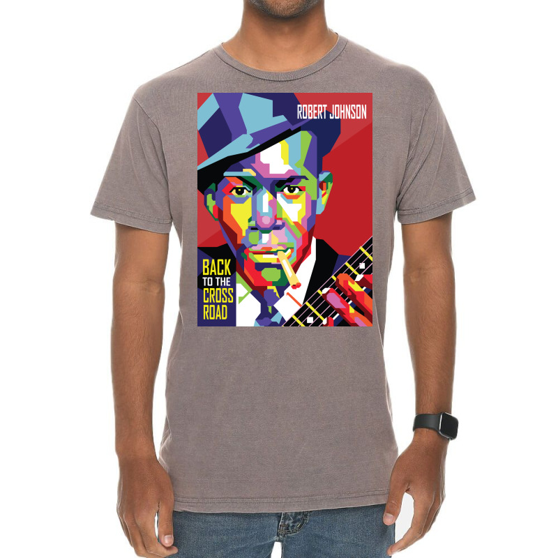 Robert Johnson In Wpap Pop Art Vintage T-shirt | Artistshot