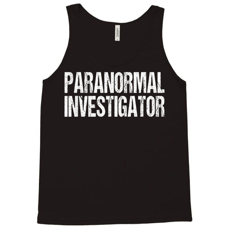 Paranormal Investigator Lazy Halloween Ghost Hunter Costume Tshirt Tank Top by SparkleTzeremes | Artistshot