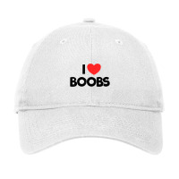 I Love Boobs Boob Lover Quote Men's I Love Boobs Adjustable Cap | Artistshot