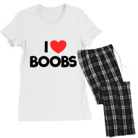 I Love Boobs Boob Lover Quote Men's I Love Boobs Women's Pajamas Set | Artistshot