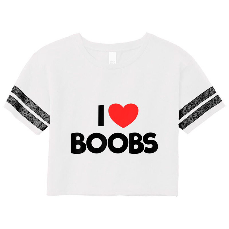 I Love Boobs Boob Lover Quote Men's I Love Boobs Scorecard Crop Tee by cm-arts | Artistshot