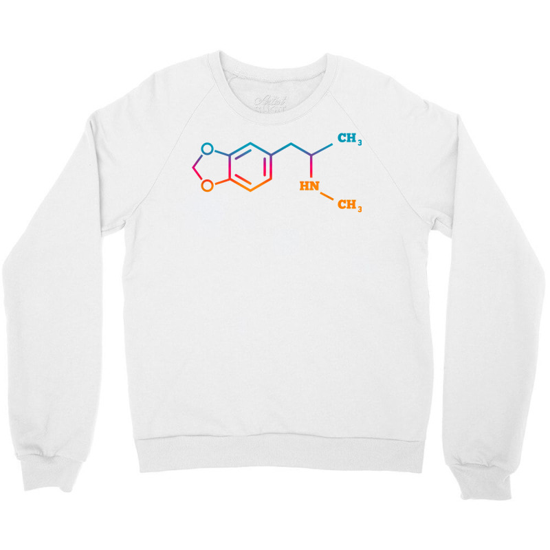 Mdma Ecstasy Techno Chemical Molecule Funny Edm Rave Party T Shirt Crewneck Sweatshirt | Artistshot