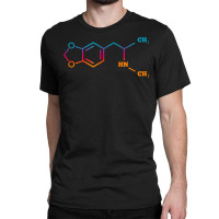 Mdma Ecstasy Techno Chemical Molecule Funny Edm Rave Party T Shirt Classic T-shirt | Artistshot