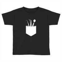 Funny Dental Instruments In Pocket Dentist Toddler T-shirt | Artistshot