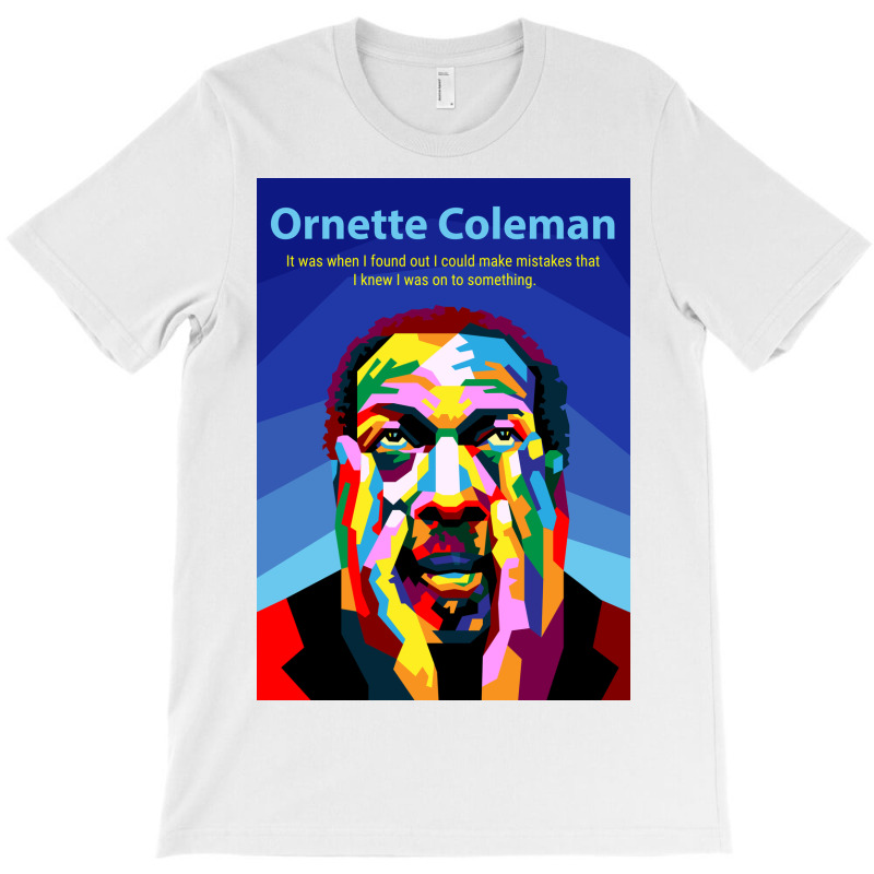 Ornette Coleman In Wpap Pop Art T-shirt | Artistshot