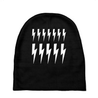 Lightning Bolts Print Pattern Minimal Fashion Sweatshirt Baby Beanies | Artistshot