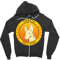 Cirneco Delletna Cirneco Dell' Etna Dog Portrait Zipper Hoodie | Artistshot