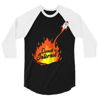 Owned By Internet Private Prop Vs. Hedge Fond Raglan Baseball Tee 3/4 Sleeve Shirt | Artistshot