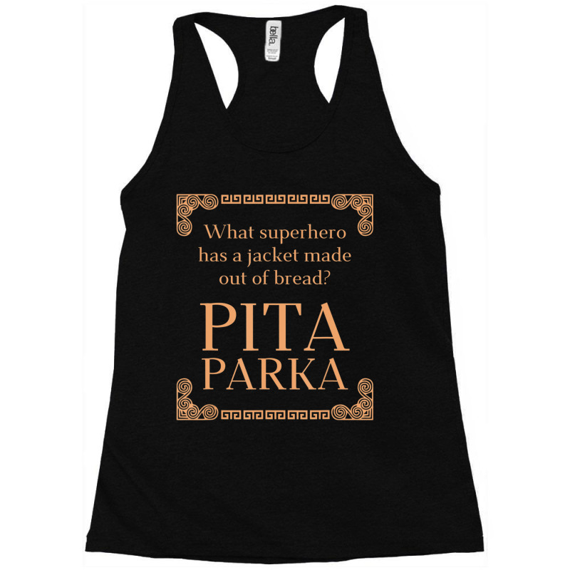 Pita Bread And Ancient Greek Mythology Nerd History Racerback Tank by cm-arts | Artistshot