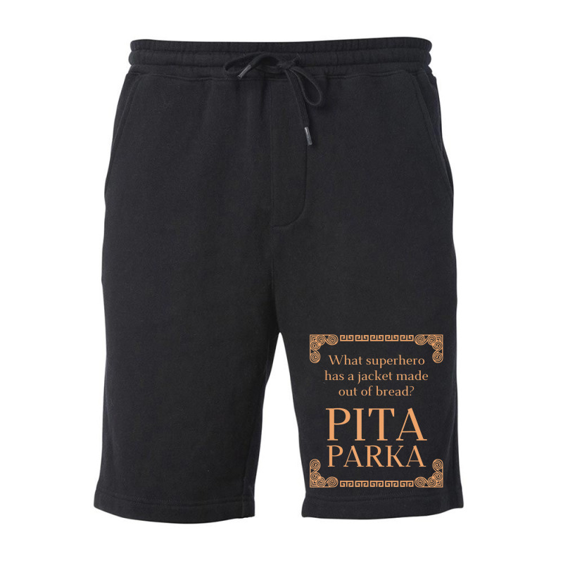 Pita Bread And Ancient Greek Mythology Nerd History Fleece Short by cm-arts | Artistshot